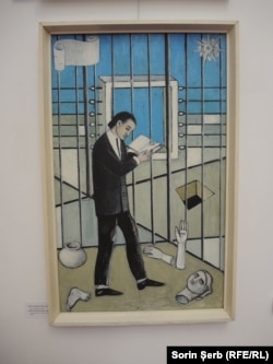 Roboți (Grigore Vieru), 1969, ulei și acrilice pe carton