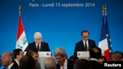 Президенты Франции и Ирака открывают конференцию по борьбе с террористами "Исламского государства"