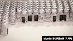 Doza të vaksinës së Pfizerit. 