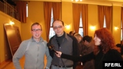 Свой творческий вечер Родион Мариничев провел в тандеме с тбилисским поэтом Дмитирием Лоскутовым