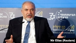 Israeli Defense Minister Avigdor Lieberman (file photo)