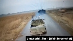 Вид з російського оптоволоконного дрона