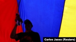 Pristalica opozicije u Venecueli tokom demonstracija 2019. godine (arhivska fotografija)