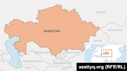 Карта Казахстана.