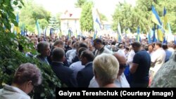 Українці з Польщі та України у Сагрині вшановують пам’ять жертв етнічного конфлікту 1943–44 років, 8 липня 2018 рокук