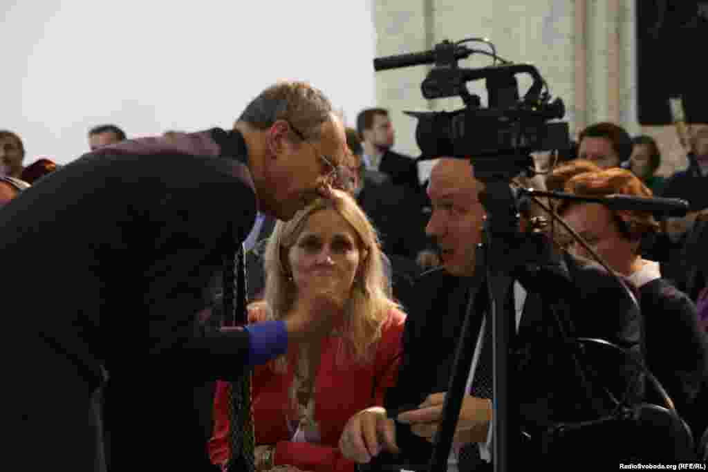 Головний редактор Радіо Вільна Європа/Радіо Свобода Ненад Пеїч (ліворуч) і&nbsp;директор Празького фонду ​​&laquo;Свобода&raquo;&nbsp;Павел Фішер&nbsp;(праворуч) 