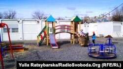 Територія модульного містечка для переселенців, Дніпро, 12 березня 2019 року 