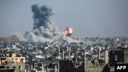 Sulmet izraelite në Qytetin e Gazës më 18 qershor 2025. 