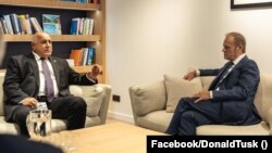 Бойко Борисов с Доналд Туск. Снимката е от Фейсбук профила на Доналд Туск