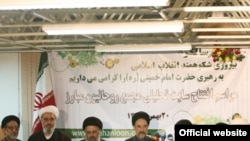 اعضای مجمع روحانیون مبارز از راست: مجید انصاری، محمدعلی ابطحی، محمد موسوی خوئینی، محمد خاتمی، موسوی بجنوردی.