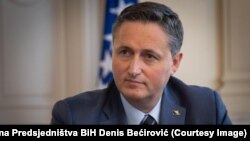 Denis Bećirović, član Predsjedništva BiH, na konferenciji za medije 9. 1.2025.