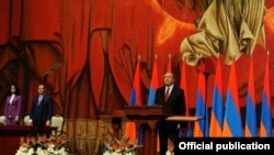 Армен Саргсян під час інавгурації, 9 квітня 2018 року 