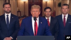 Президент США Дональд Трамп звертається до нації після ударів по Ірану, 22 червня 2025 року