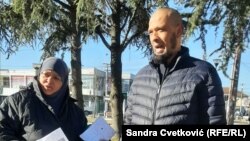 Merita dhe Fadil Zeqiri. Graçanicë, 18 janar, 2022.