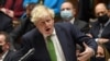 Premijer Velike Britanije Boris Džonson u parlamentu, 19. januar 2022.