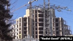 Строительство нового объекта в центре Душанбе