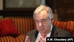 Secretarul general ONU, Antonio Guterres , februarie 2020