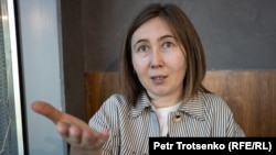 Kazahstanska novinara Žamila Maričeva, 14. april 2021.