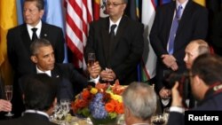 Офіційний сніданок в ООН, Нью-Йорк, 28 вересня 2015 