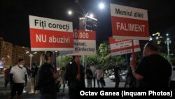 Protest al angajaților din industria ospitalității