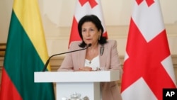 Presidentja e Gjeorgjisë, Salome Zurabishvili.