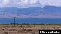 "Асман" шаары курулат деген жер. Ысык-Көл.