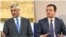 Presidenti i Kosovës, Hashim Thaçi dhe kryeministri në detyrë, Albin Kurti.
