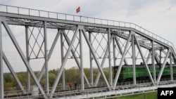 Podul de peste Nistru între Bender şi Tiraspol, 15 aprilie 2014