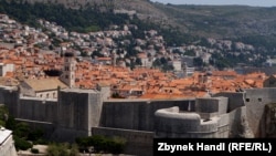 Pogled na Dubrovnik - ilustracija