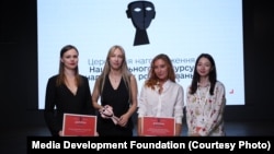 Журналістки Анна Бабинець, Яніна Корнієнко, Валерія Єгошина та Юлія Химерик