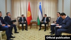 Встреча и. о. премьер-министра Артема Новикова с заместителем премьер-министра Узбекистана Сардором Умурзаковым.