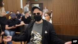 Kiril Serebrenikov în tribunalul din Moscova, 26 iunie 2020. 
