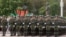 Soldați ruși la Tiraspol, la parada de 9 mai, 2017