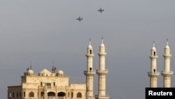 Ruski avioni nad sirijskim gradom Latakijom, januar 2016.