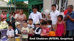 Бактыгүл Тиленбаеванын шахмат борборунун ачылыш аземинде.21-июль,2015-ж. Бишкек шаары.