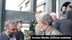 Иранскиот министер за одбрана Амир Хатами и неодамна убиен Мохсен Фахризадех