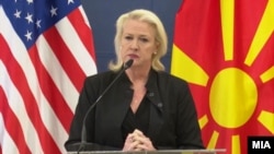 Ambasadorja amerikane në Shkup, Angela Aggeler.