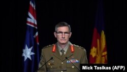 Австралиянын Коргоо күчтөрүнүн кол башчысы, генерал Ангус Кэмпбэлл. Канберра, 19-ноябрь, 2020-жыл. 