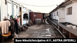 Barake radnika kineske fabrike Linglong u Zrenjaninu, novembar 2021.