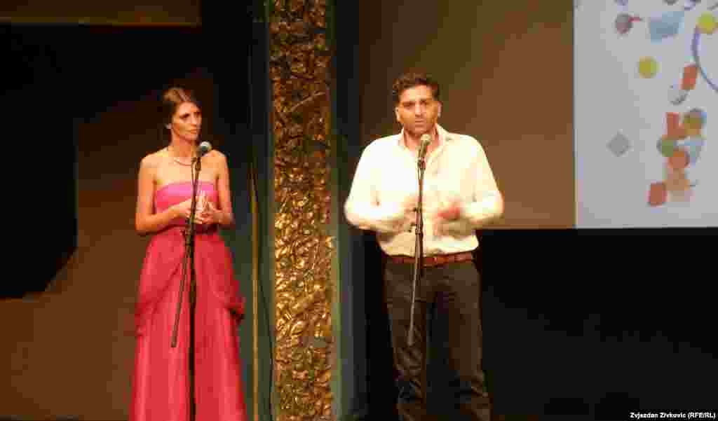 Marija Pikić i Danis Tanović na ceremoniji otvaranja
