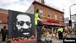 Mural posvećen George Floydu u Minesoti