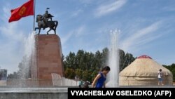 Бишкек шаары. Иллюстрациялык сүрөт. 