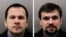 Ұлыбританияда Ресей барлау қызметінің бұрынғы офицері Сергей Скрипаль мен оның қызы Юлияны улаған және Болгарияда қару-жарақ саудагеріне у берген деген күдікке ілінген "Александр Петров" және "Руслан Боширов" деген екі адамның суреті.