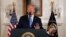 Дональд Трамп Иран келишими боюнча чечимин жарыялоодо. 8-май, 2018-жыл. 