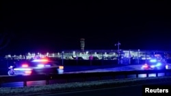 Аеропорт імені Рональда Рейгана у Вашингтоні ввечері 29 січня 2025 року