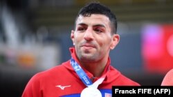 Саид Моллаи. Ирандын качып, Монголиянын атынан чыккан дзюдочу күмүш медал утту. 28-июль, 2021-жыл. 