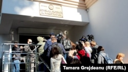 Astăzi dimineață la protestul de la CSM