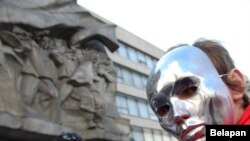 Під час акції на підтримку скасування смертної кари у Білорусі, 5 червня 2009 р. 