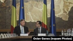 Președintele Klaus Iohannis și premierul Ludovic Orban 
