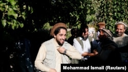 Панжшердеги "Талибанга" каршылык көрсөтүү кыймылынын башчысы Ахмад Масуд.